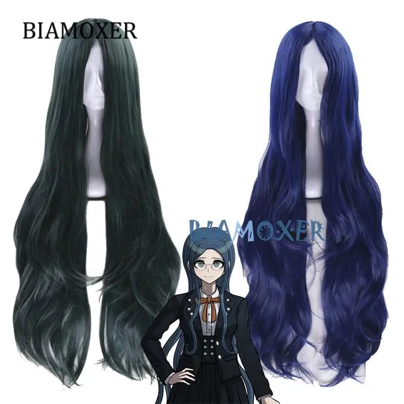 

2 Styles Shirogane Tsumugi Long Curly Wig Danganronpa V3: Killing Harmony Cosplay Costume Dangan Ronpa Heat Resistant Hair