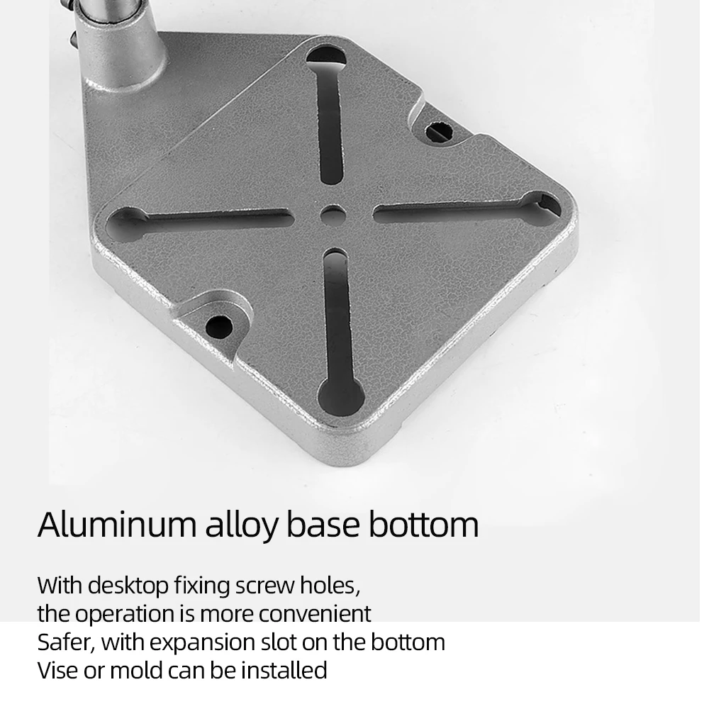 ALLSOME-Soporte para taladro eléctrico, 400mm, soporte para amoladora, soporte para estante, abrazadera de banco, soporte de prensa, amoladora con abrazadera para carpintería