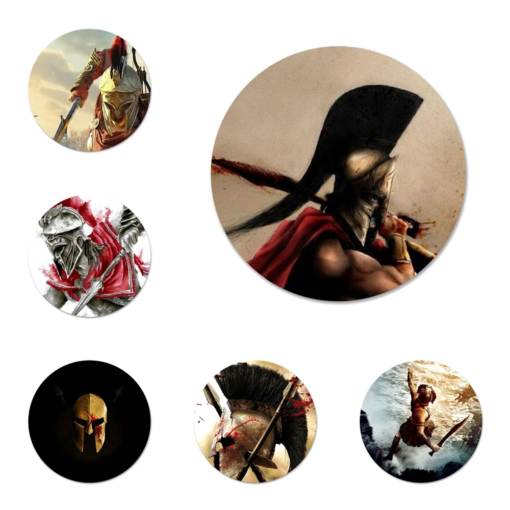 Спартанские 300 Значки из фильма значки металлические для фотографий|Значки| |