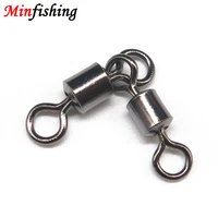 minfishing 2550 pcslot interlock ball bearing fishing swivels stainless steel connector rolling swivels fishing accessories