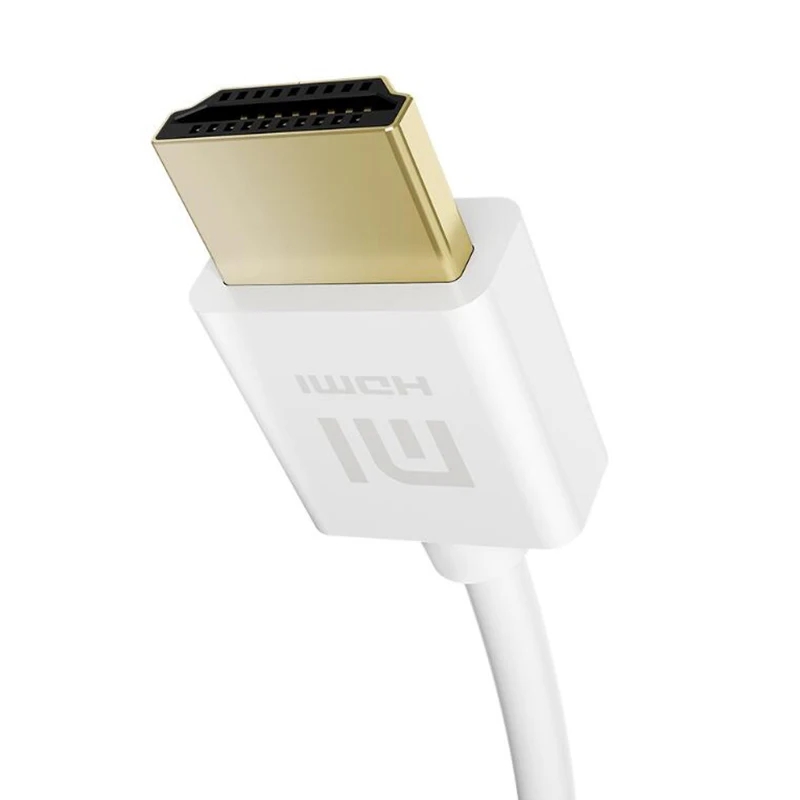 Оригинальный HDMI кабель Xiaomi к 3 м 1 5 4 HD с поддержкой 3D 24 К позолоченный штекер 18