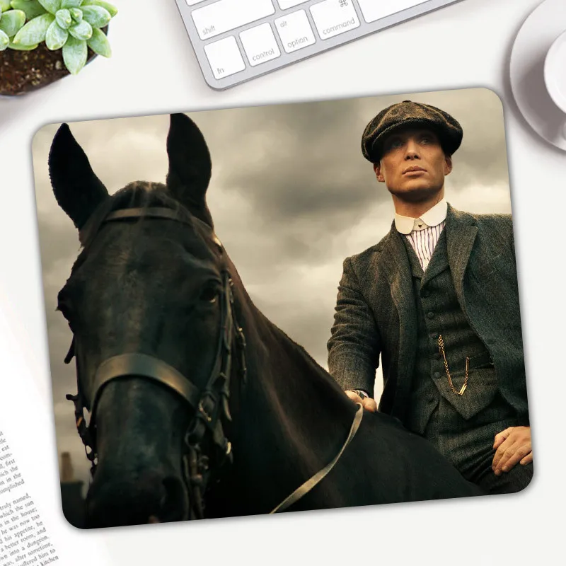 peaky blinder tommy shelby anti slip laptop computer pc mice gaming mouse pad mat mousepad for optical laser mouse drop shipping free global shipping