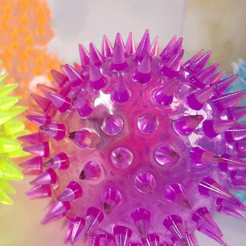 Портативный СВЕТОДИОДНЫЙ мигающий массажный шарик для снятия стресса детская