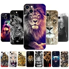 Чехол для iphone 13, чехол для iphone 13 mini, чехол для iphone 13 Pro Max, чехол для Apple iPhone13 iphone13Pro 13Pro, волк, тигр, Лев, медведь