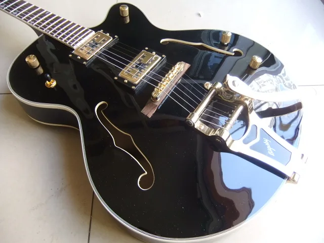 Оптовая продажа гитары Новое поступление гитара Jazz Gretscmodel 6120 черная