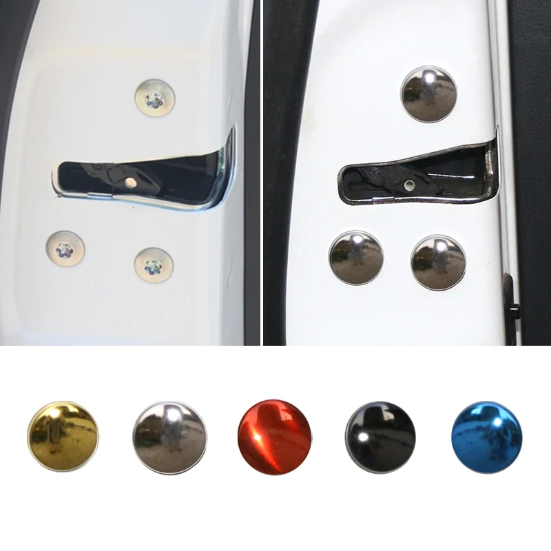 12 шт. Автомобильный Дверной замок Защитная крышка винта для Volkswagen GOLF 7 Golf 6 Scirocco CC