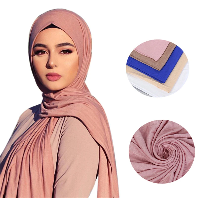 

Осенний мусульманский женский хиджаб, шаль, шарф, новинка 2020, однотонные длинные шали, шарфы, Дамский платок