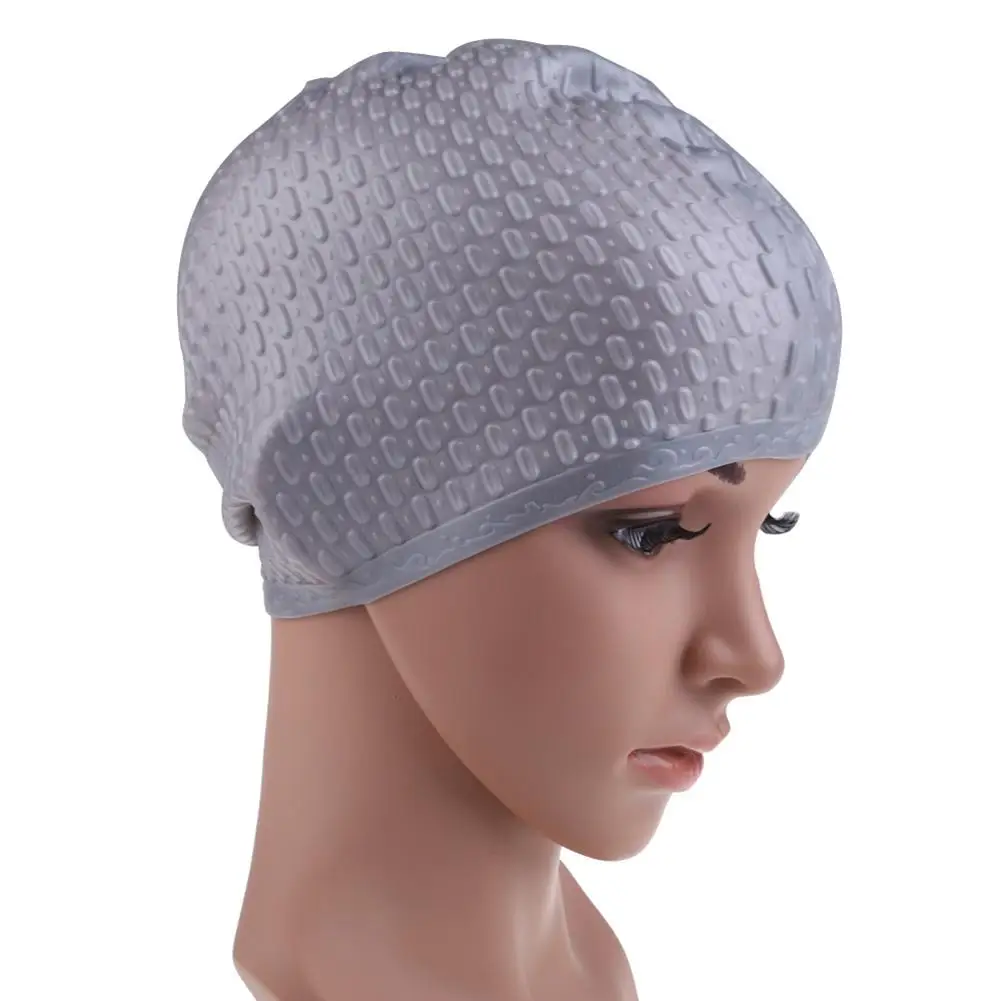 

Swimming Cap Portable Protect Ears Swimming Cap Stretch Long Hair Swim Pool Protection Drape Bathing Swimming Cap