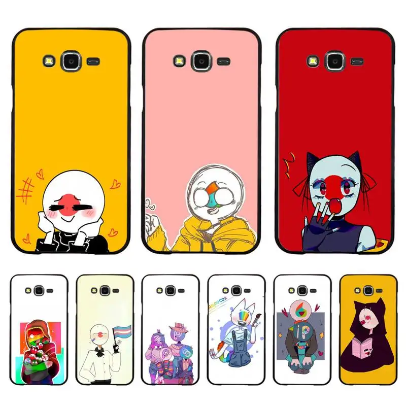 

Cartoon Dibujos De AppHumans Phone Case For Samsung Galaxy J4plus J6 J5 J72016 J7prime for J7Core J6plus Coque