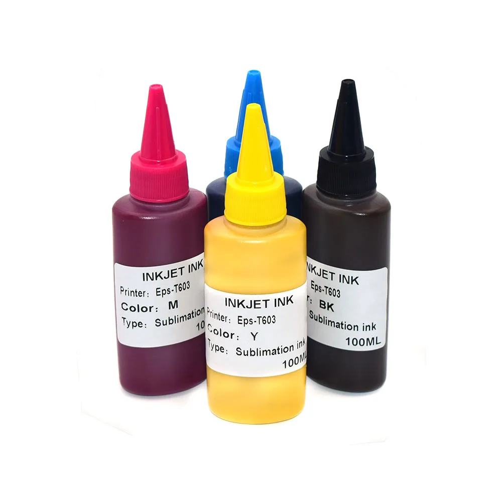 4*100 мл T7031 сублимационные чернила для Epson обозначения яркости|sublimation ink for epson|sublimation