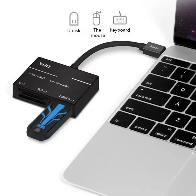 Type-C to XQD/SD Card High Speed Reader USB3.0 Camera Computer Kit Adapter for Sony G Series Lexar XQD Cards | Компьютеры и офис