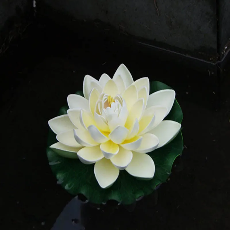 Искусственный водный Лотос пейзаж искусственная пена цветок лотоса лилия