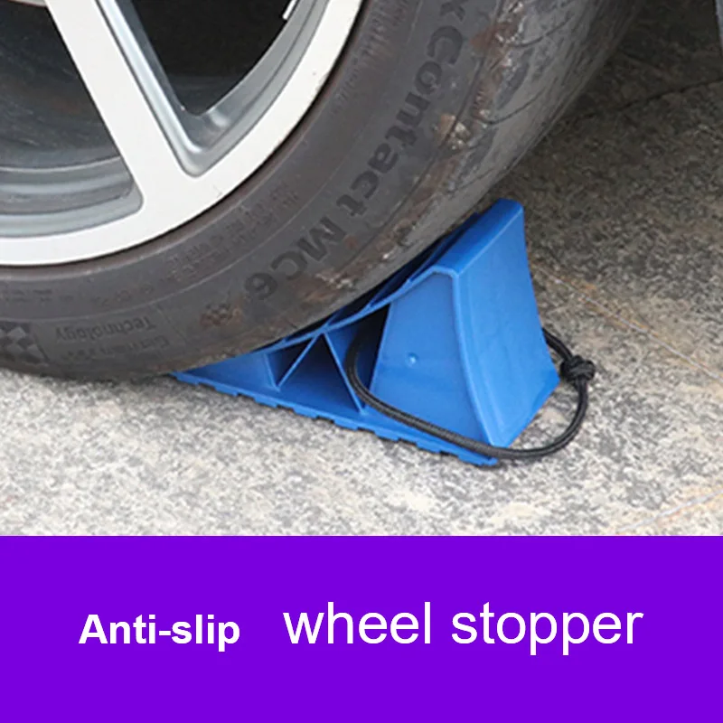

Universal Car Anti-slip Pad 2Pcs Auto Portable Triangle Stopper Slope Stop Slider Block Car Stopper For Car SUV Lorry Auto Parts