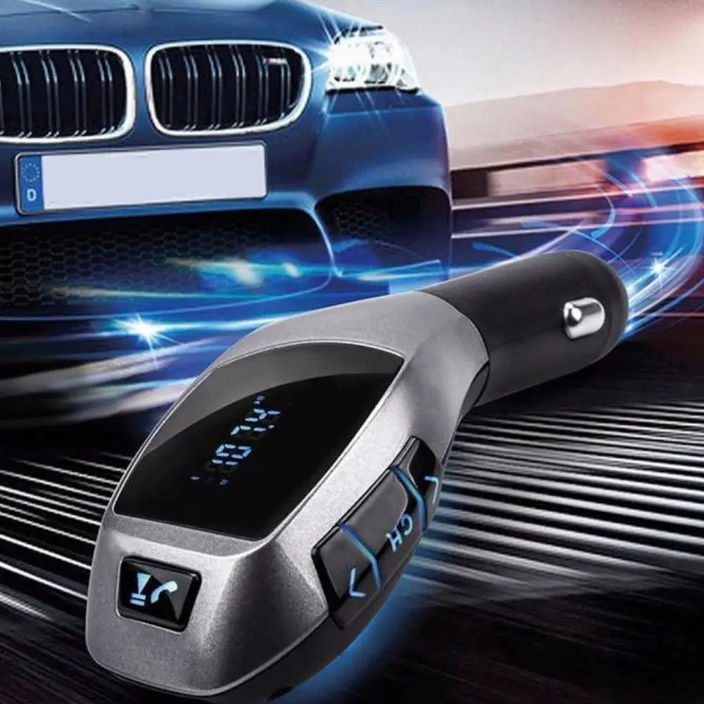 Fm-передатчик Bluetooth автомобильный комплект беспроводной радио адаптер fm-модулятор Handsfree Музыка Mp3 Usb плеер аудио для смартфонов VS G7