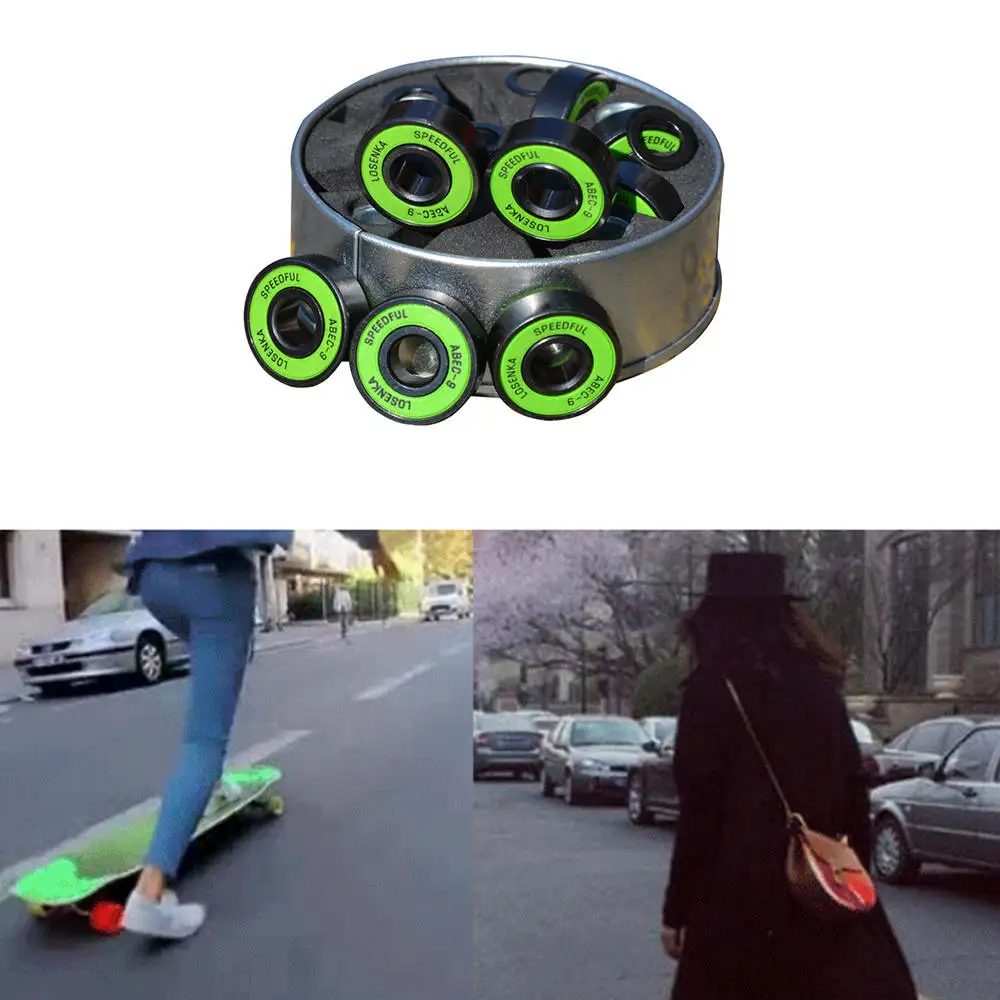 Усовершенствованная доска для скейтборда скоростной подшипник из хромированной