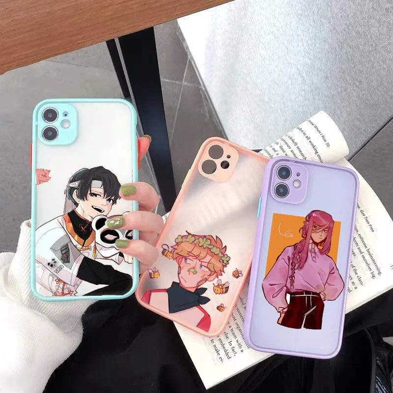 

ZUIDID Japan Anime Dream Smp Phone Case For iPhone 11 12 Pro XS MAX X XR 13 7 8 6Plus Cartoon Hard Matte Cover Transparent Bag