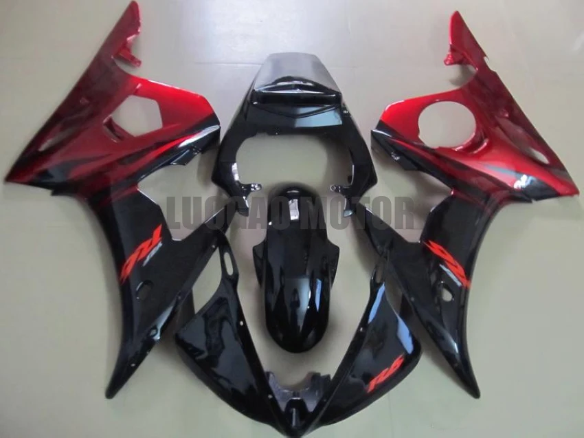 

Injection Bodywork Fairing kit for nice red Black YAMAHA YZF600 R6 Cowlings 03 04 05 fairings set YZF 600R6 2003-2004-2005