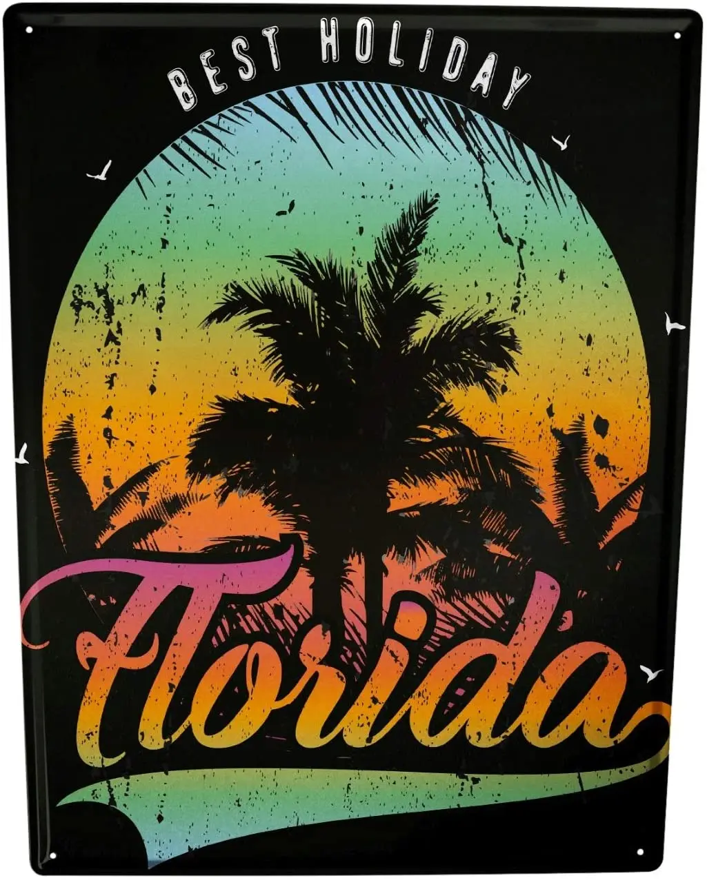 

SINCE 2004 Tin Sign Globetrotter Florida Vacation