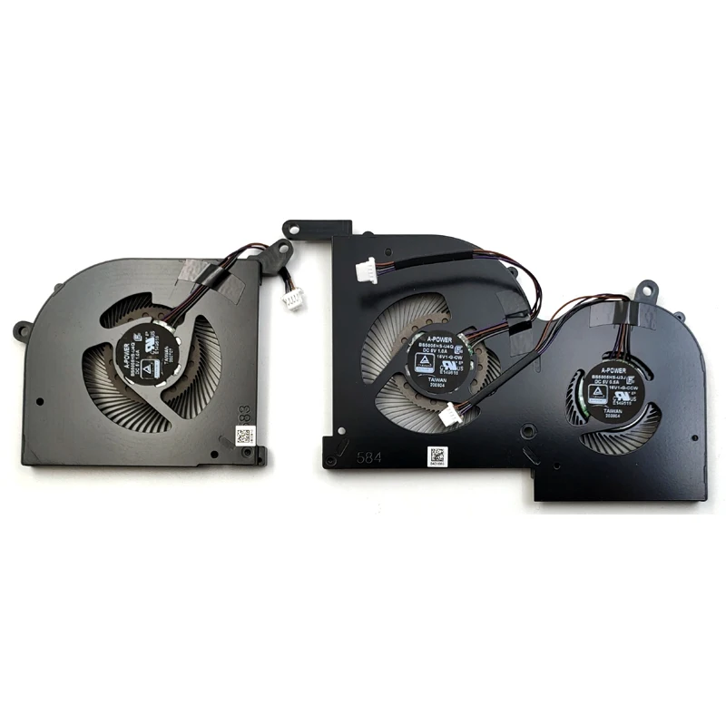 Новый для MSI GS66 стелс 10SD 10SGS 10SFS 10SF 10SE MS-16V1 ноутбук Процессор &amp GPU голой вентилятор |