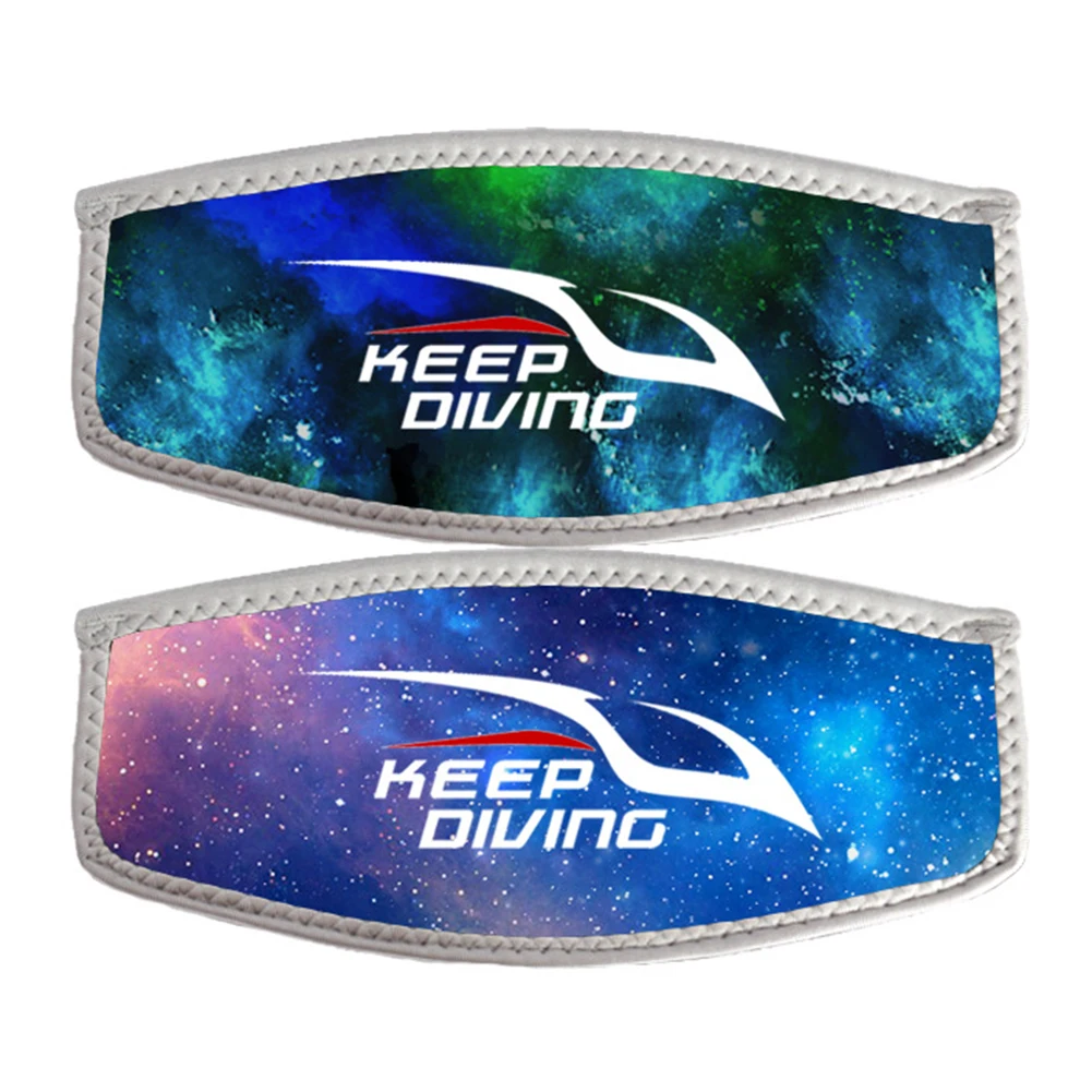 

Diving And Snorkeling Mirror Headband Double-Sided Printed Anti-Tangling Protective Cover Diving Accessories