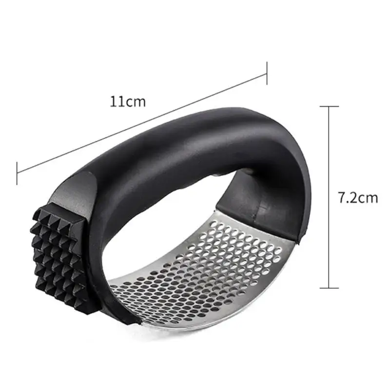 Durable Stainless Steel Garlic Presser Loose Meat Curved Household Kitchen Ginger Rolling Tool Cooking Accessories | Дом и сад