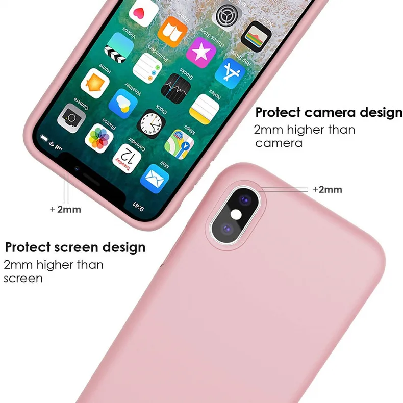 Официальный силиконовый чехол для Apple iphone X Xs max 7 8 6 S 6 S Plus X XR с логотипом чехол для iphone 11 Pro max чехол