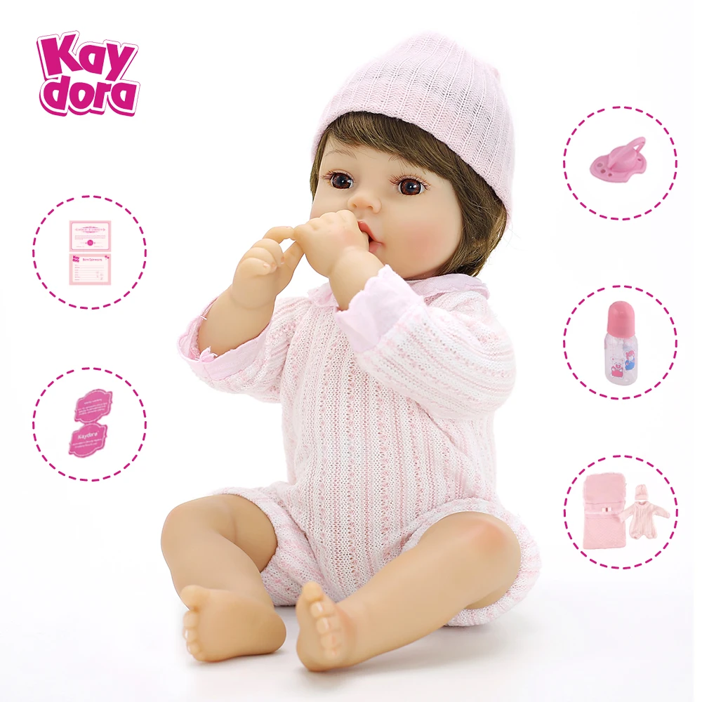 Девочка играть игрушки 48 см живой Bebe Reborn Baby Dolls Реалистичная принцесса стиль Дети