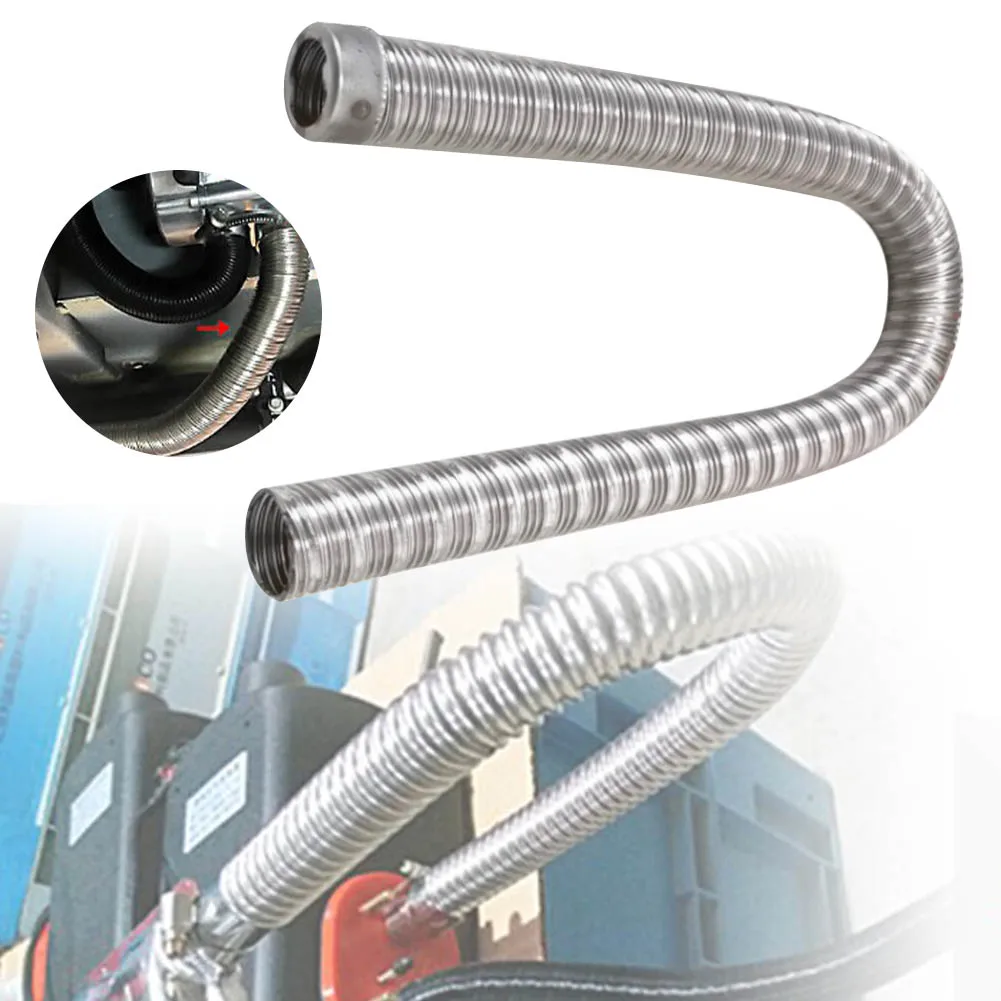 

Air Parking Heater Stainless Steel Exhaust Pipe Tube Gas Vent Fit Air Diesels Parking Tank Car Heaters Accessories