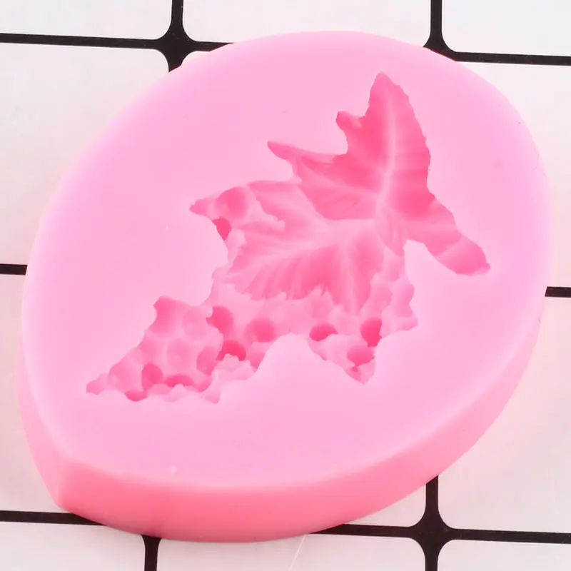 Виноград лист виноградной лозы силиконовые формы инструменты для украшения