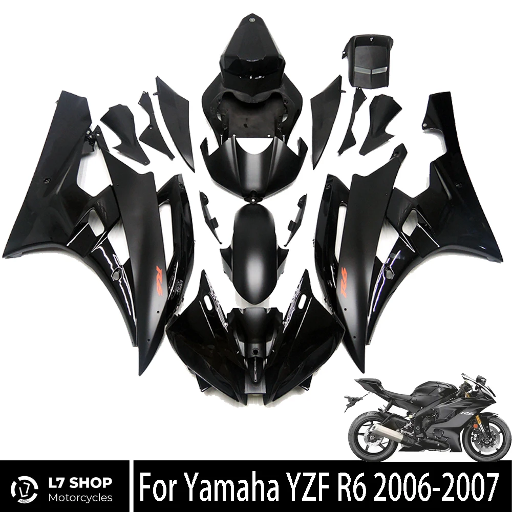 

Abs Fairing For Yamaha YZFR6 2006 YZFR6 Fairing 2006-2007 YZF600 R6 Fairing 2007 Black