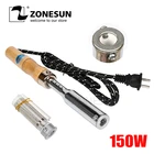 Пресс ZONESUN для тиснения кожи, машина для горячего тиснения фольгой дюйма, для нанесения логотипа на кожу