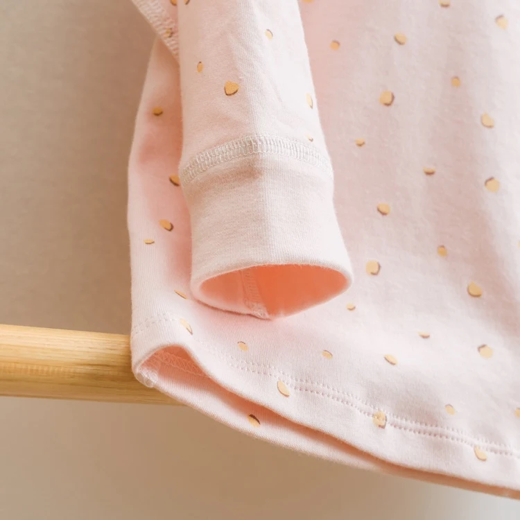 Хлопковый комплект боди с длинными рукавами для малышей костюмы сна детский