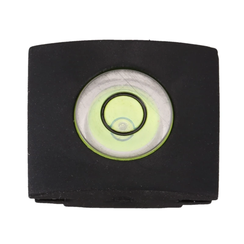 

Top Camera Flashlight Hot Shoe Spirit Level Cover, Black