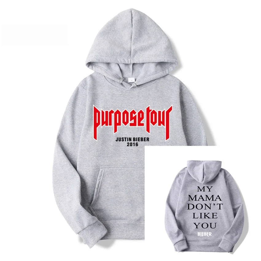 Толстовка Джастин плакат с БИБЕРОМ худи хип-хоп пуловер мужские и женские буквы