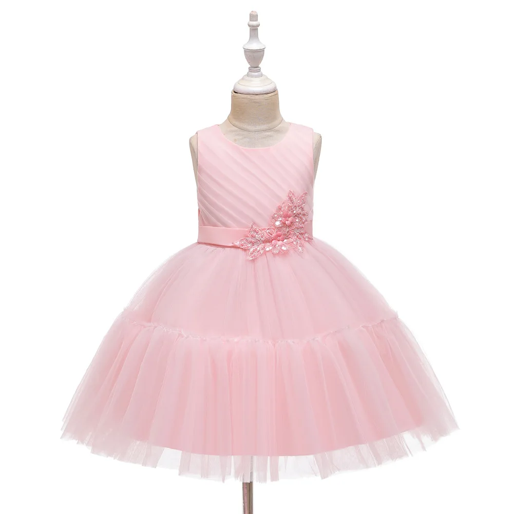Платье для девочек Элегантное летнее платье принцессы на новый год Детские