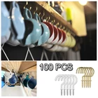 100 шт., настенные крючки для кружек