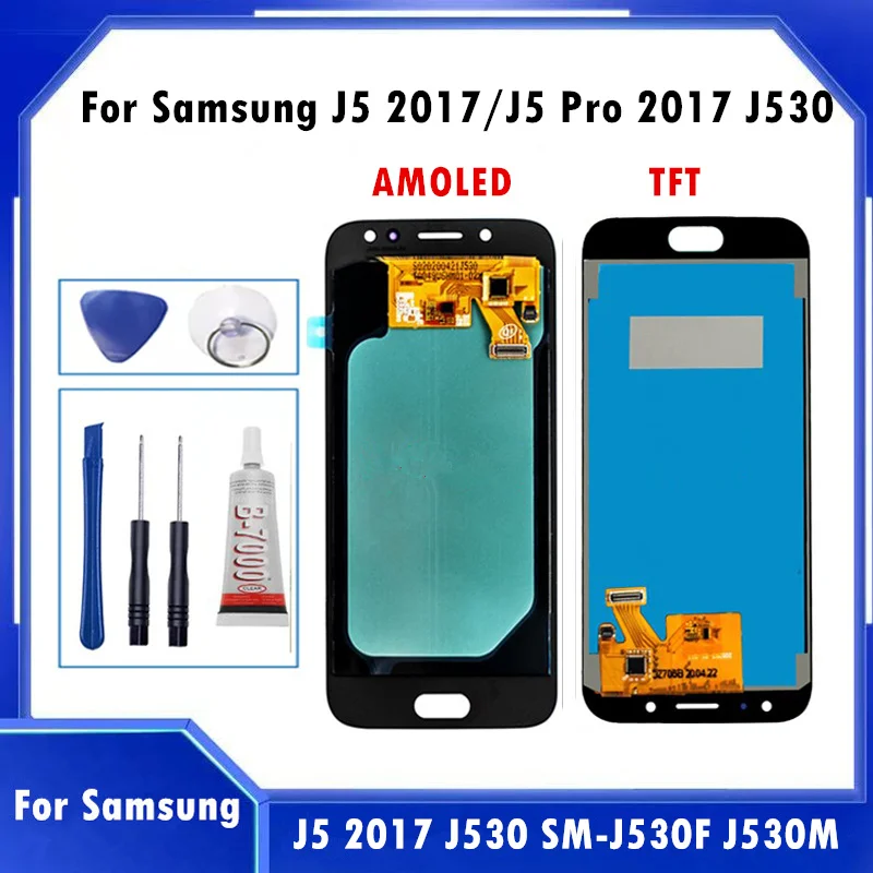 5 2 &quotSuper Amoled для SAMSUNG Galaxy J5 2017 Pro J530 SM J530F J530M ЖК дисплей сенсорный экран дигитайзер