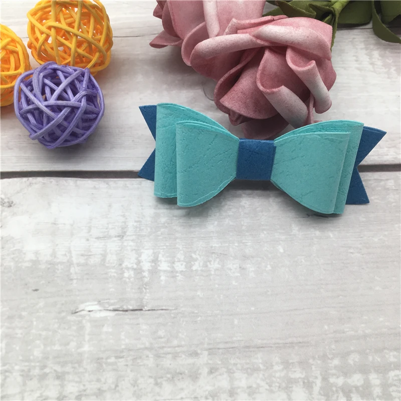 Металлический Трафаретный вырубной штамп Простой бантом Новинка для украшения