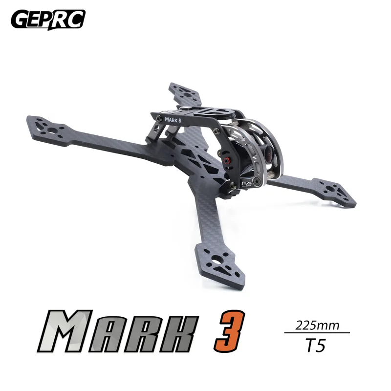 Колесная база GEPRC Mark3 T5 225 мм каркас из углеродного волокна рукоятка 4 True X для
