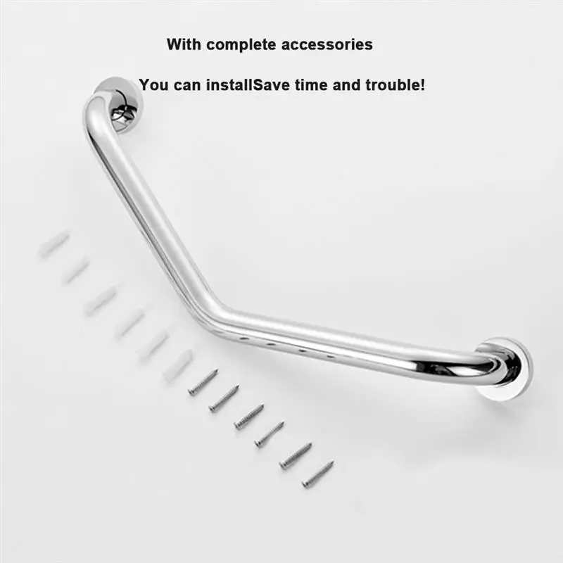 

Bathroom Safety Rails Elderly Safety Non-slip Handles Thickened Bathroom Wall Corner Barrier-free Safety Rails Bath CrockArmrest