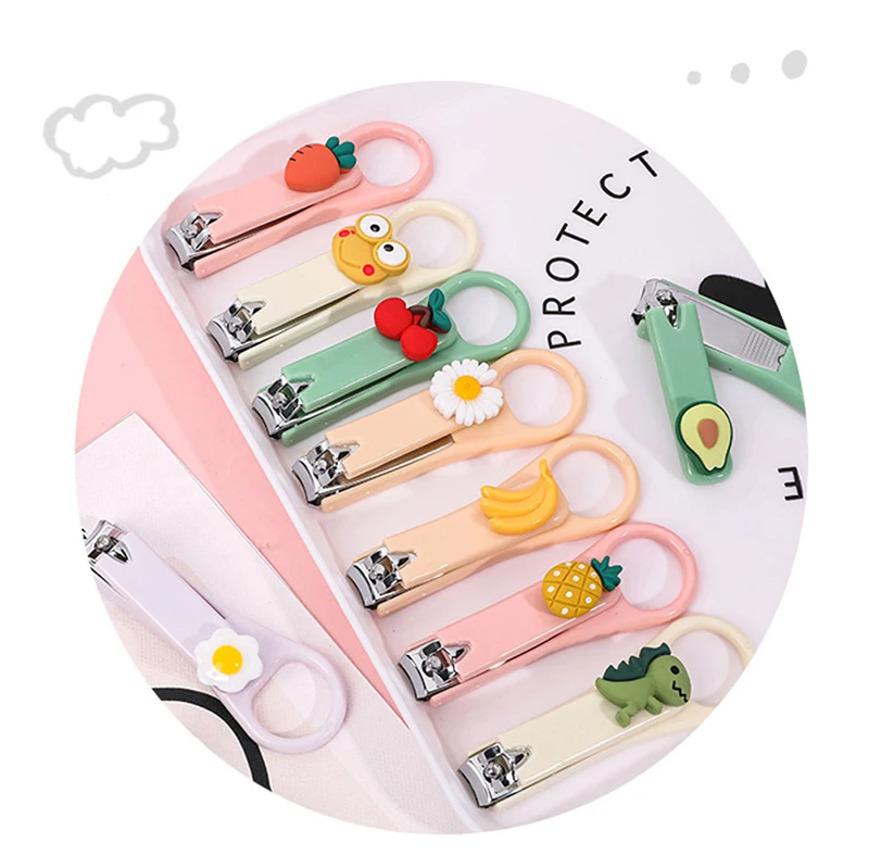 Милые Мультяшные кусачки для ногтей маленький триммер детей новорожденных