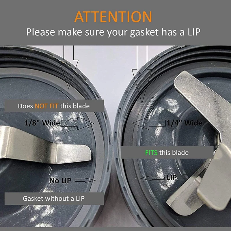 Сменная прокладка с губой для питательных пуль блендер часть 2 пакета скорость