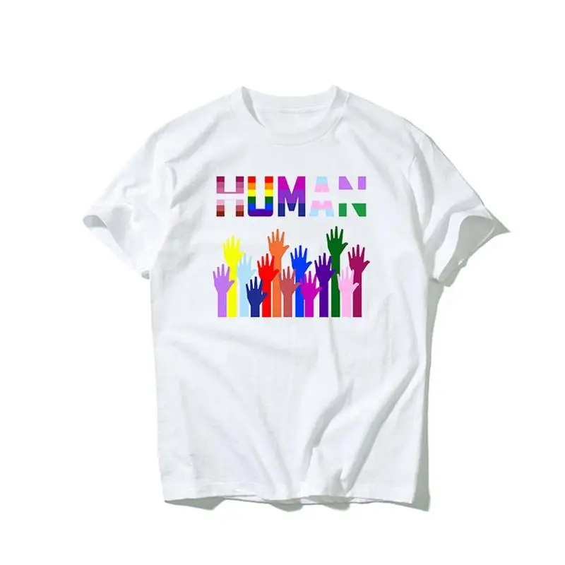 Мужская футболка с принтом Любовь побеждает женский Би гей Love Is и изображением