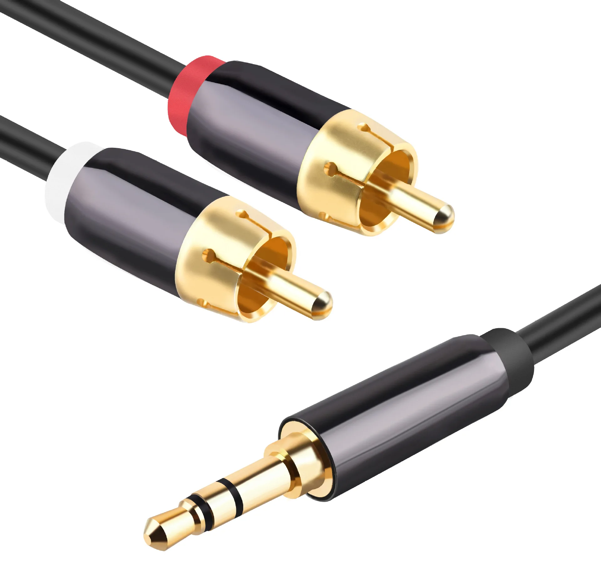 Аудиокабель Hannord RCA HiFi стерео 3 5 мм к 2RCA AUX Jack Y-образный сплиттер для усилителей