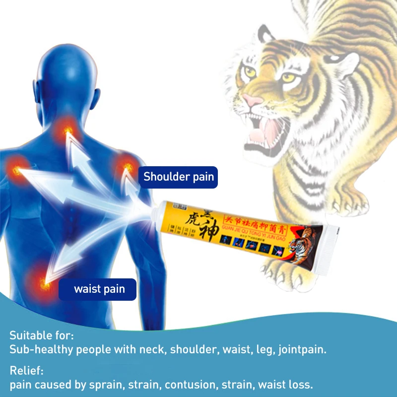 20g Tiger Balm Analgesic Cream Rheumatoid Arthritis Joint Back Pain Relief Medical Plaster Knee Muscle Sprain Herbal Ointment | Красота и