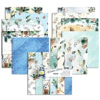diy winter story style scrapbooking paper pack of 24 sheets handmade craft paper craft background pad 931