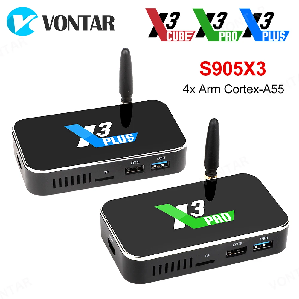 ТВ приставка Ugoos X3 Cube 2 Гб 16 DDR4 Amlogic S905X3 Smart TV Box Pro 4 ГБ 32 Android 9 0 Dual WiFi 4K Plus 64