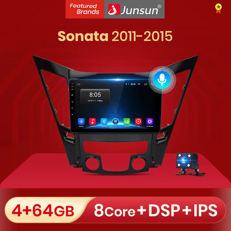 Автомагнитола Junsun 2 din мультимедийный видеоплеер с GPS навигацией Гб + 128 Android 10 0 для