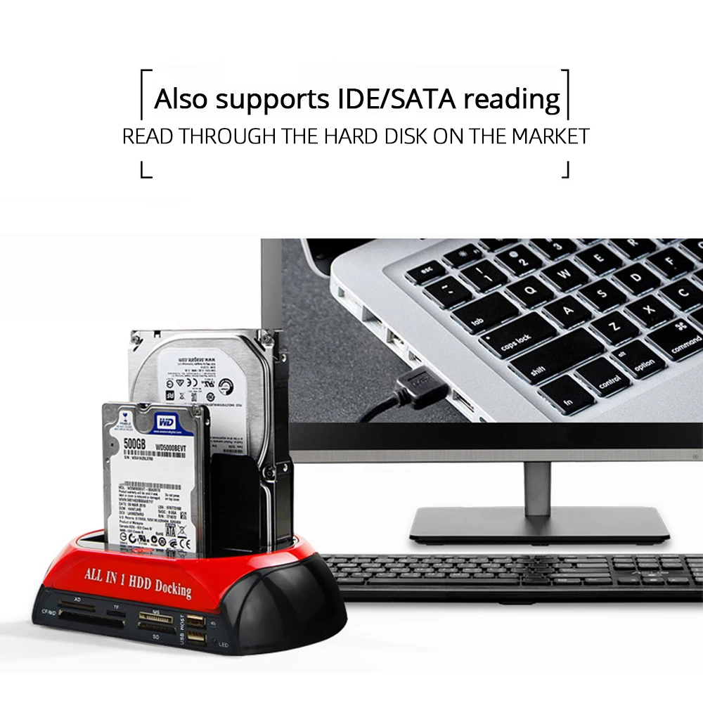 Док-станция для жесткого диска IDE/SATA 2 5 дюйма с USB-портами | Электроника