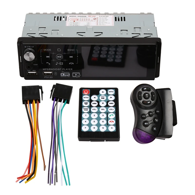 

1Din Car Radio 4.1 Inch Press Screen Audio Stereo Multimedia Mp5 Player Bluetooth Am/Fm/Rds Radio